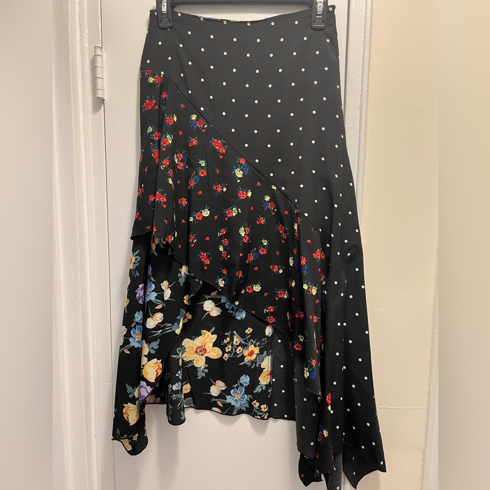 Lovely Aqua high/low skirt
